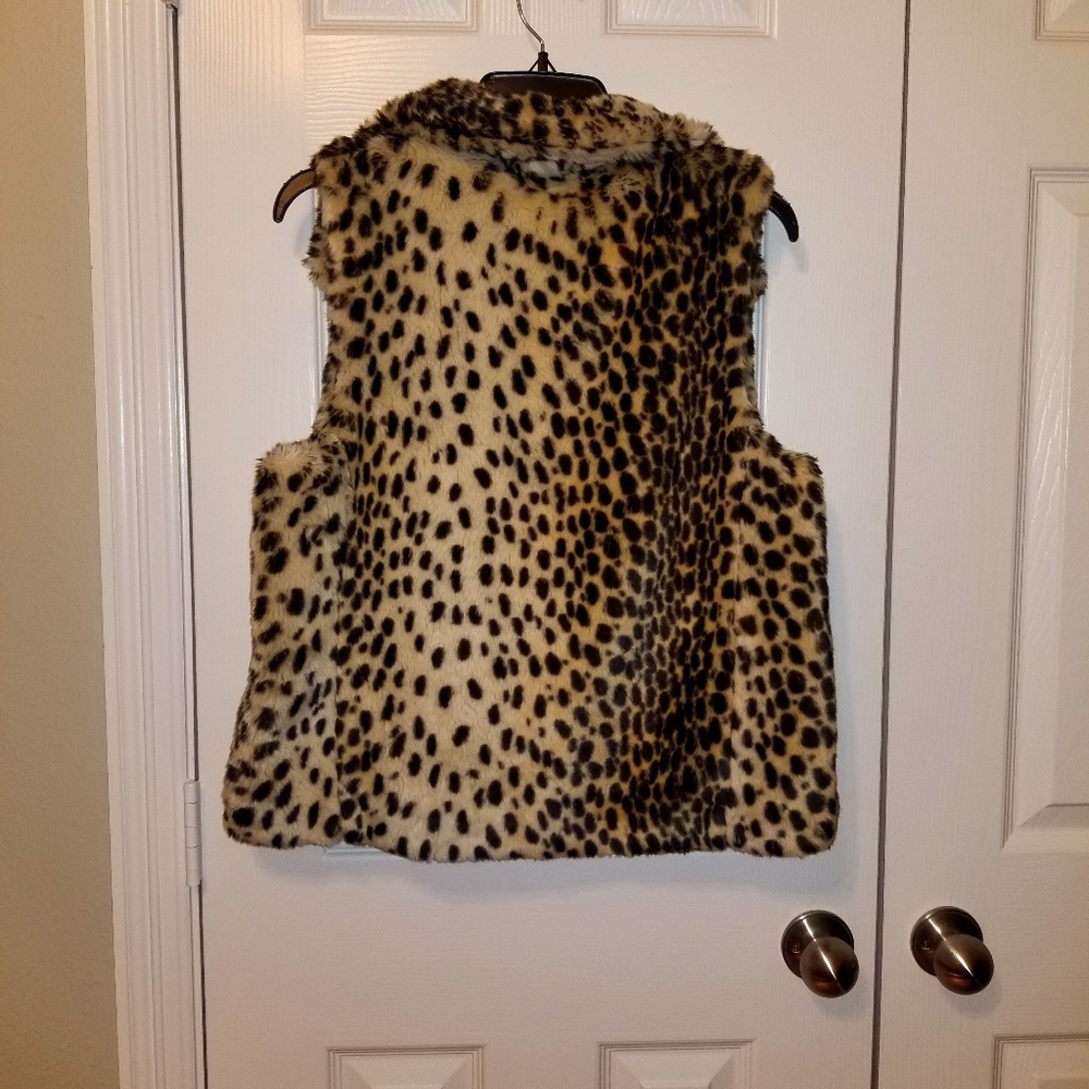 Gianni Bini Faux Fur Vest XS - Picture 2 of 2